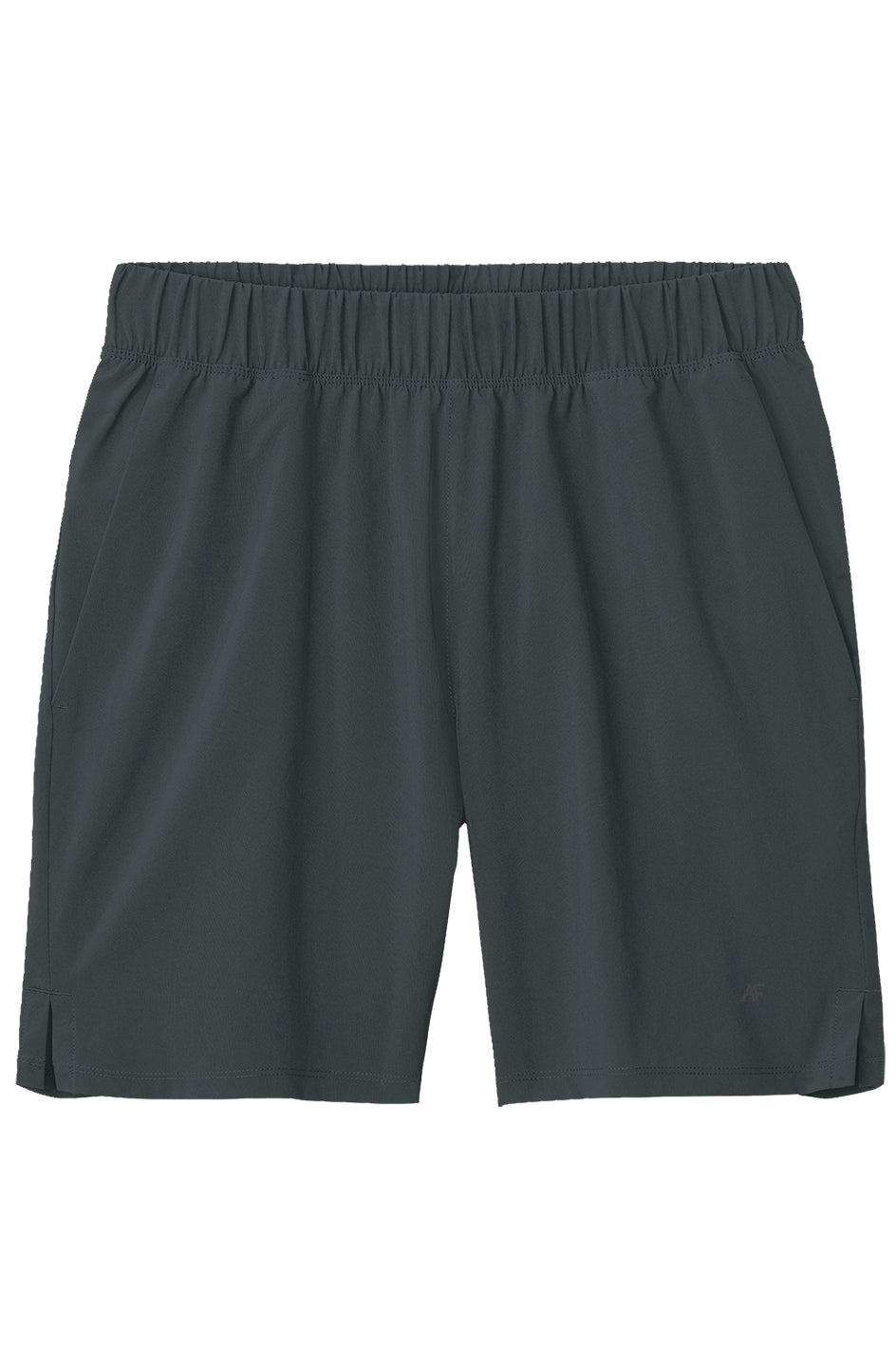 Dark gray atlas form apollo shorts on a white background