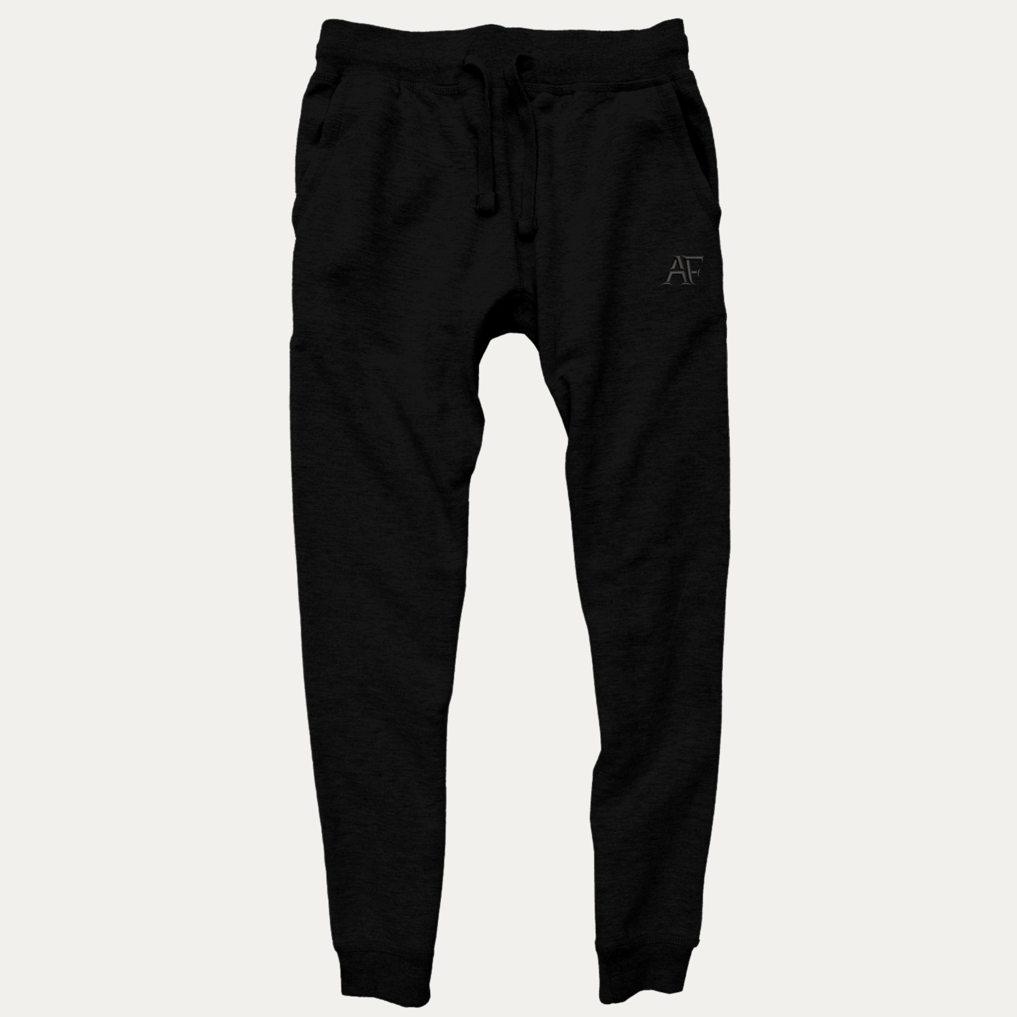Atlas Form Hermes Jogger black minimalist gym pant ribbed cuff