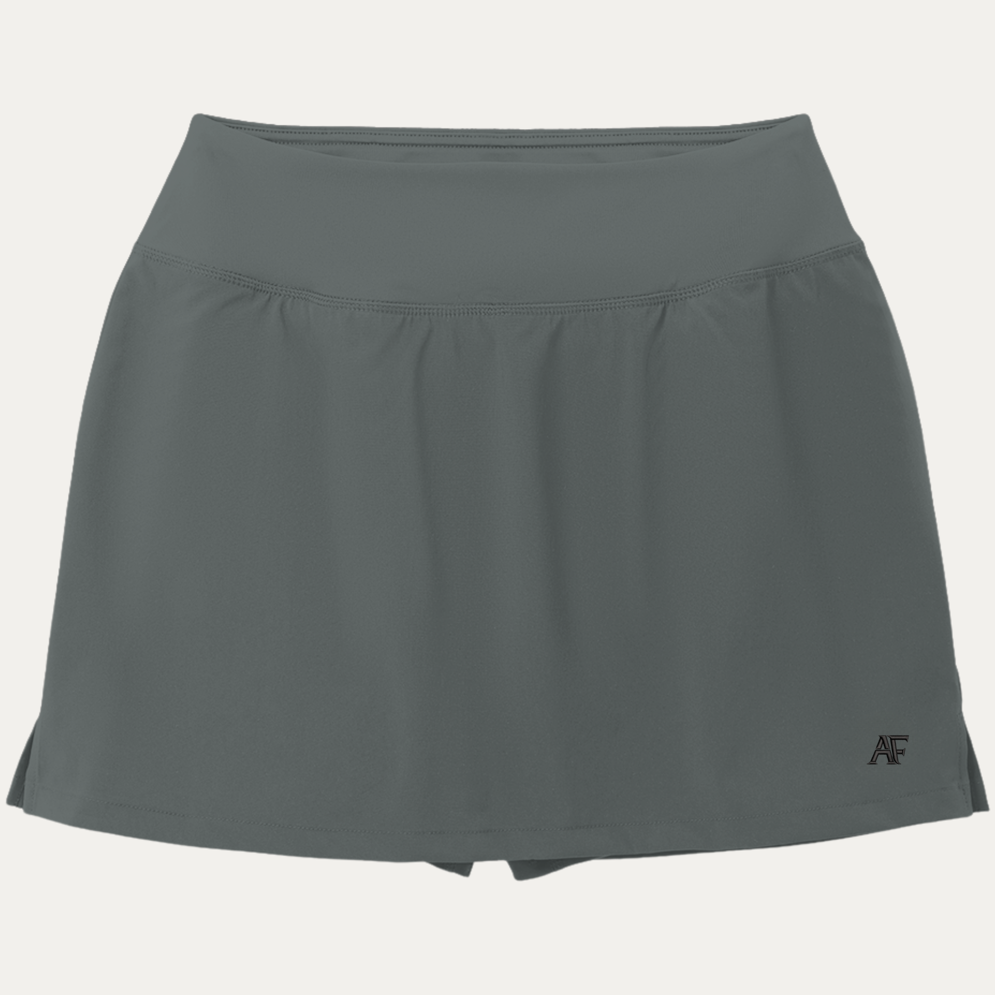 Atlas Form Artemis Skort grey moisture-wicking running skort