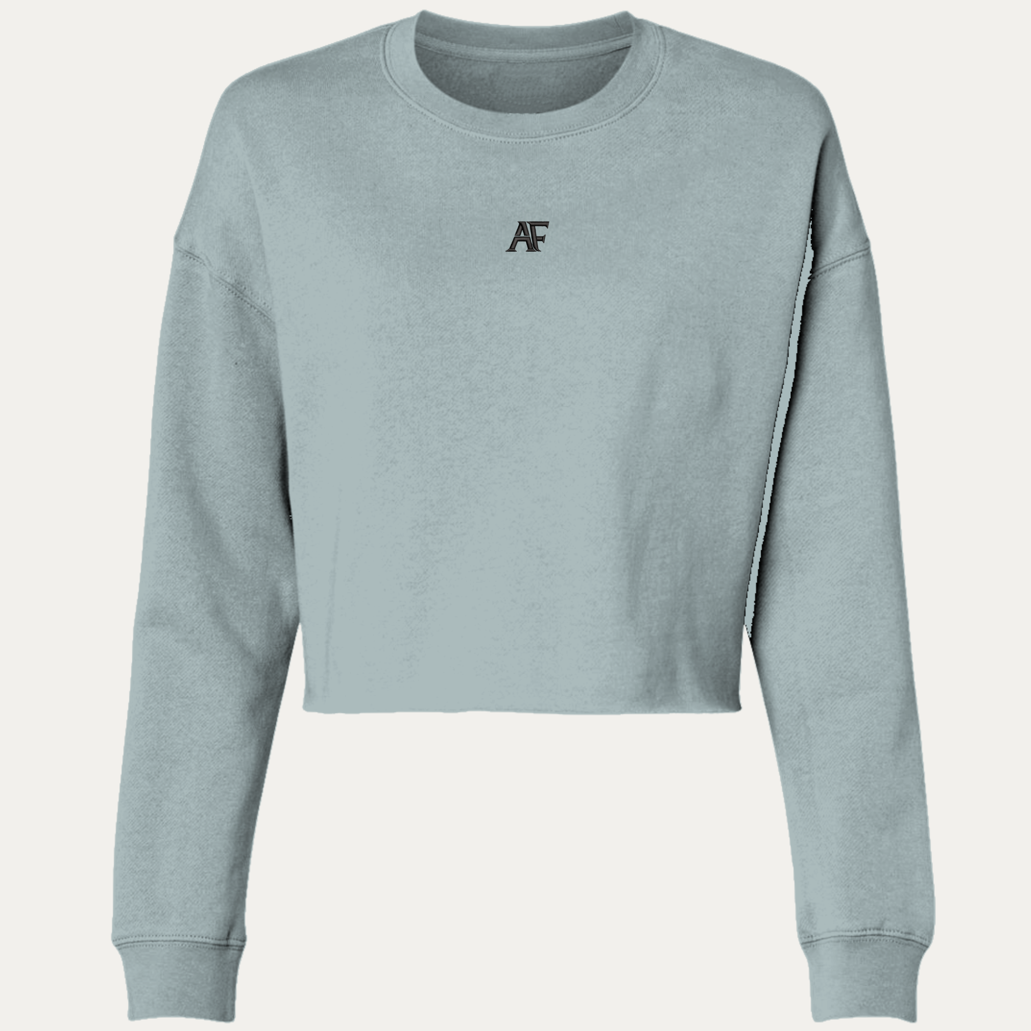 Atlas Form Hebe Crop Sage Green Soft Fleece Crop Top