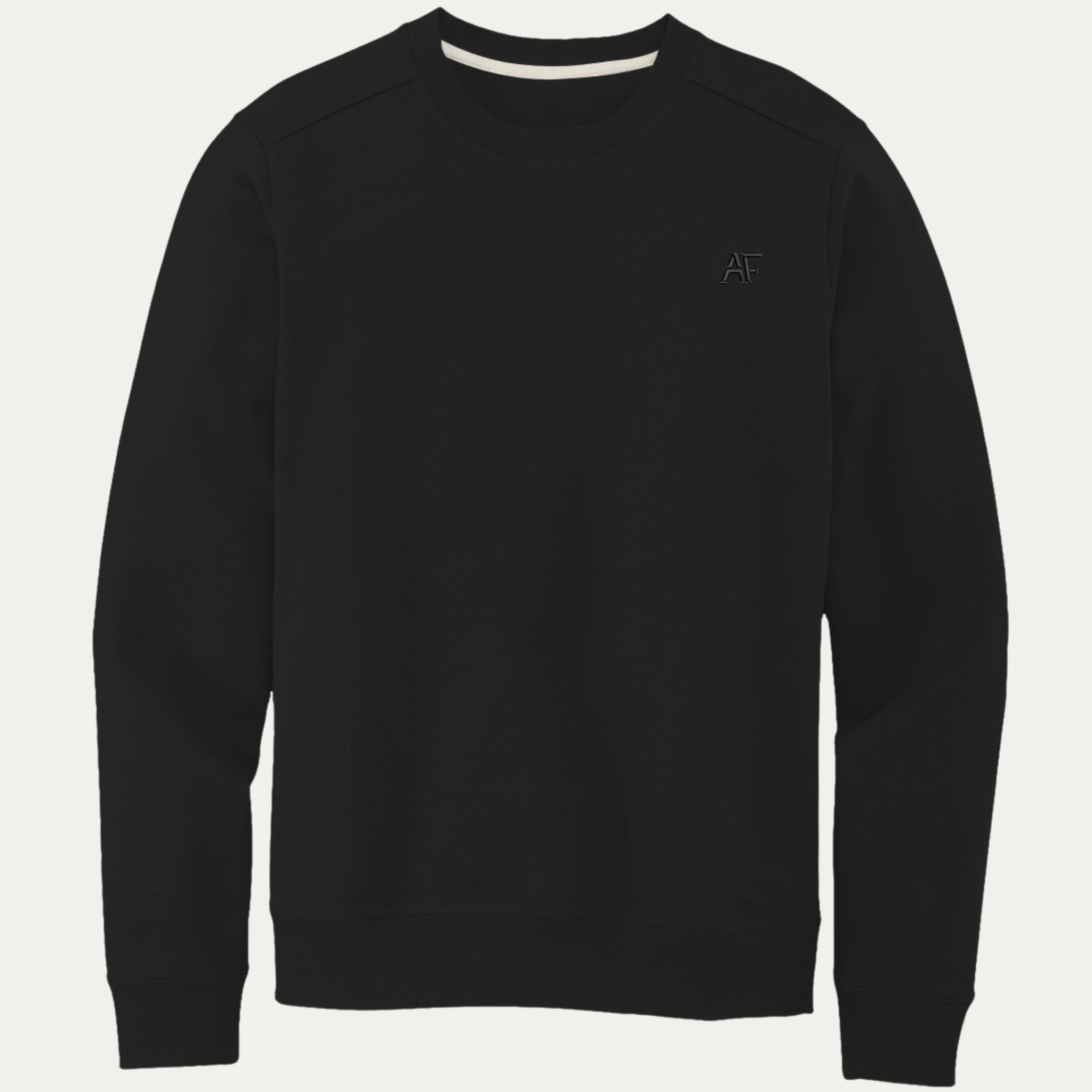 Atlas Form Helios Crew black athletic fit pullover